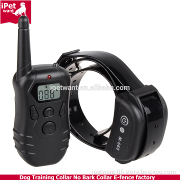ipetwant M668 Dog Training Shock Collar with remote and Blue Backlight